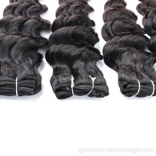 Rshow Loose Deep 8''-34'' Wholesale Virgin Full Cuticle 9A Human Hair Bundles Brazilian Loose Deep For Black Women Peruvian Hair